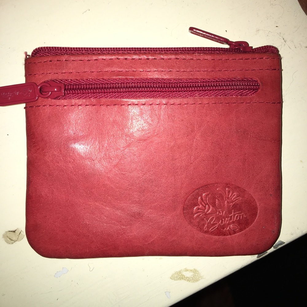 Buxton leather mini wallet